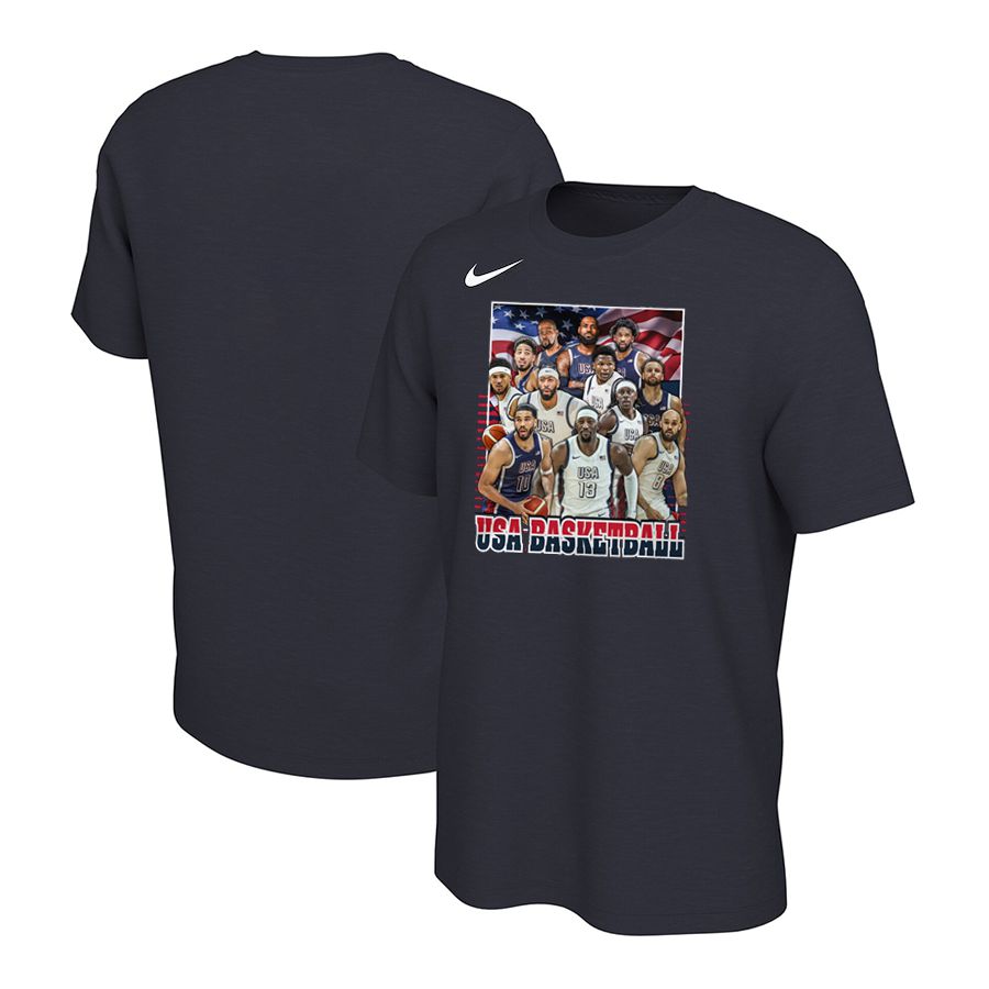 Men 2024 USA Champions black nike t shirts style 2->chicago white sox->MLB Jersey